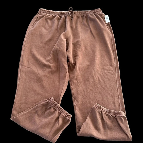 NWT Old Navy Womens XXL Tall High Rise Specially Dyed Classic Sweatpants Brown - Picture 2 of 8